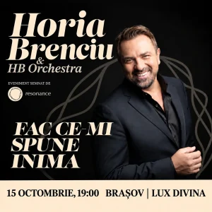 Horia Brenciu & HB Orchestra – „Fac ce-mi spune inima” | Invitație